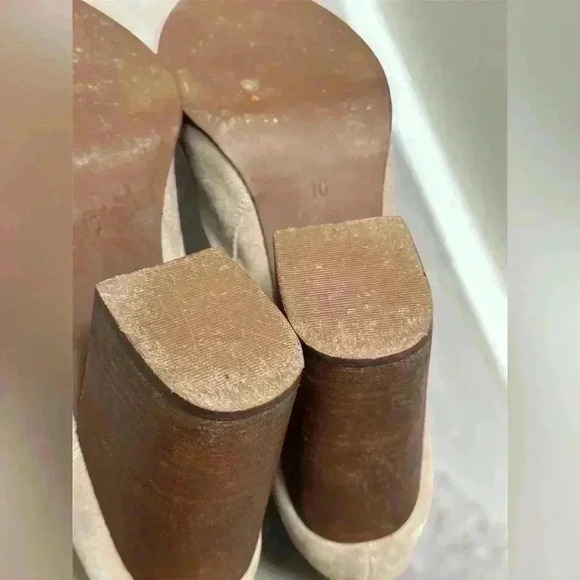 Jeffery Campbell Hanger Suede Ankle Zipper Boots | Tan | Women’s Size 10 - Picture 11 of 12